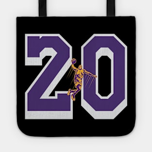 lakers number  20 Tote