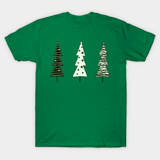 Discover Christmas Tree Trio - Christmas Tree Trio - T-Shirt