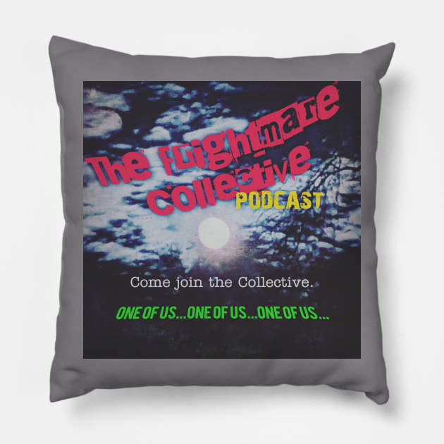 One of Us Pillow by The Frightmare Collective