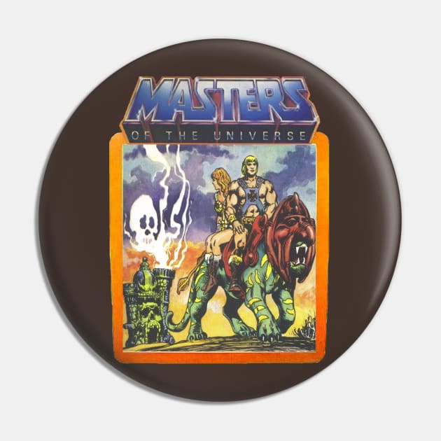 He-Man Masters of the Universe Battlecat and Teela Pin by jackandcharlie