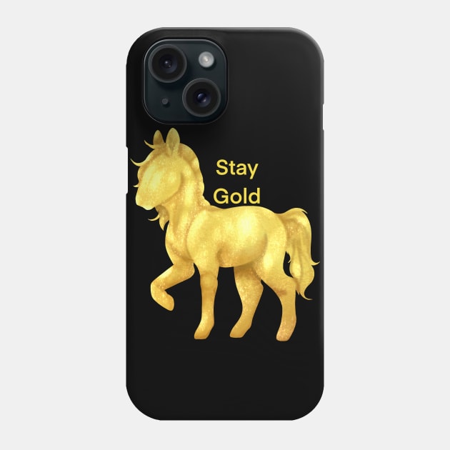 Stay Gold, Ponyboy Phone Case by Gh0st