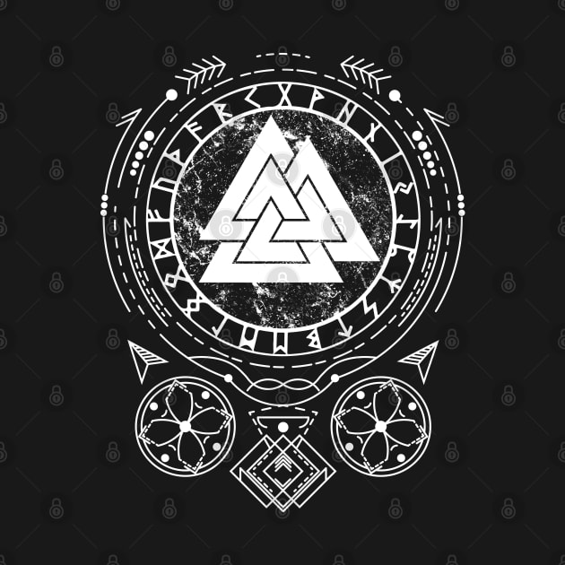 Valknut | Norse Pagan Symbol by CelestialStudio