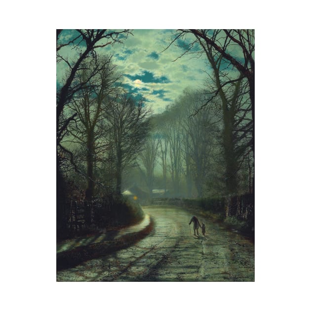 Nearing Home by John Atkinson Grimshaw by Classic Art Stall