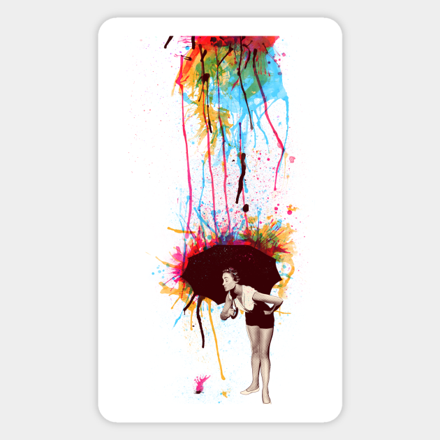 Colorblind - Umbrella - Sticker