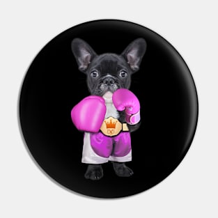 french bulldog shirt funny French Bulldog Boxing Pin