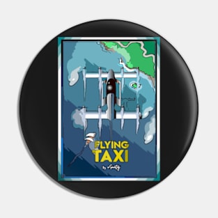 Flying Taxi Pin