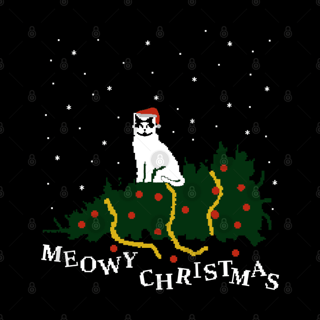 meowy christmas - cat vs. tree by FandomizedRose