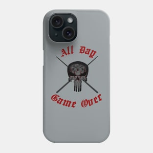 spider skull pool cue Phone Case