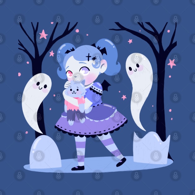 Spooky Cute Forest by Lobomaravilha