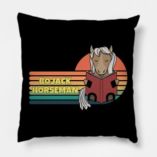 bojack horseman retro Pillow