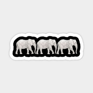 Elephants Magnet