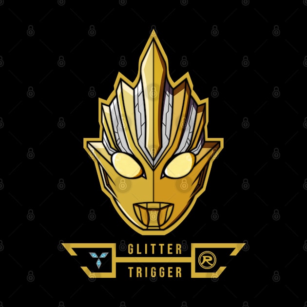 ULTRA HERO TRIGGER ( GLITTER TRIGGER ETERNITY ) GOLD by Ryuki Kento Art