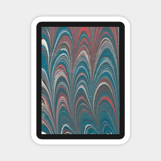 Abstract Tunnels Magnet by MarbleCloud