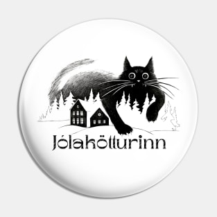 Jólakötturinn - The Yule Cat Pin