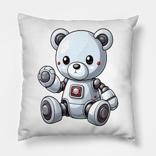 Cute Bear Robot Kawaii Pillow