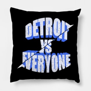 detroit vs everyone Pillow