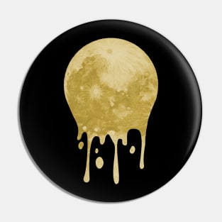 Melting Moon Visual Art - Gold Edition Pin