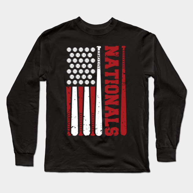 washington nationals american flag shirt