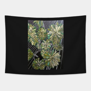 Succulent in Green Tapestry