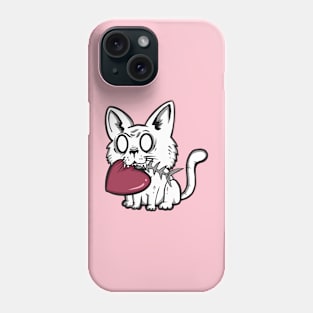 valentine cat Phone Case