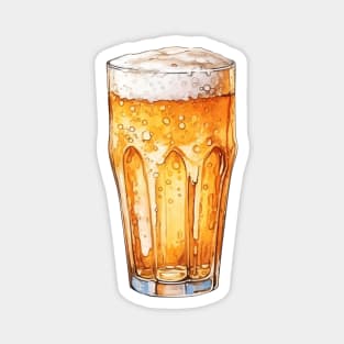 Glass Of Beer Art Magnet