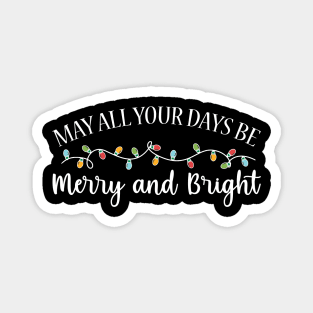 Merry Bright Christmas Magnet