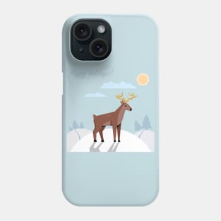 Christmas deer Phone Case