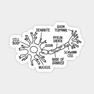 Neuron Diagram In Black Magnet