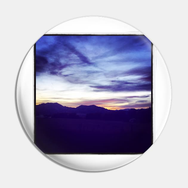 Mountain Sunset Pin by marisaj4488