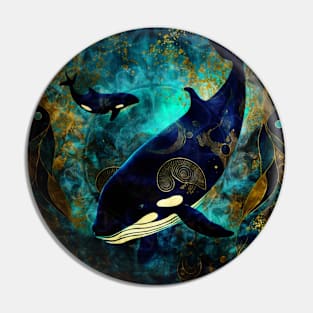 Orca Whale Spirit, Beautiful Sea Life Pin