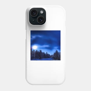 Moon Over Montana Phone Case