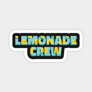 Lemonade Crew Typography - Pattern Magnet