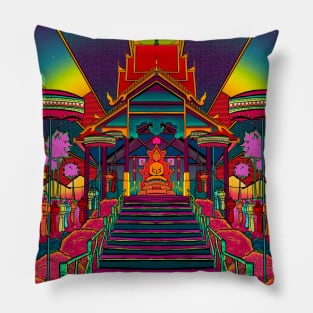Trippy Temple Pillow