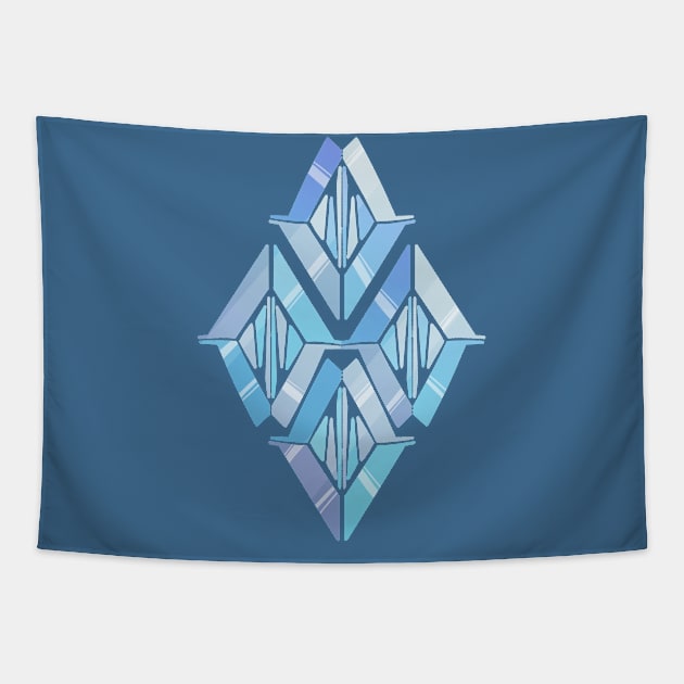 Diamond diamond Tapestry by Lledra