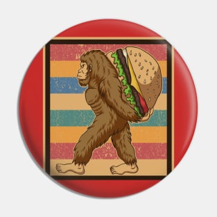 bigfoot burger Pin