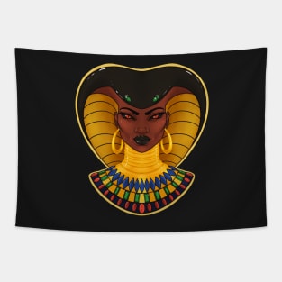 Queen Cobra| Black Fantasy Art Tapestry