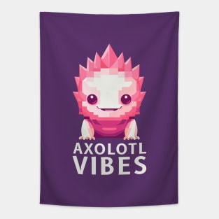 Axolotl Vibes Tapestry