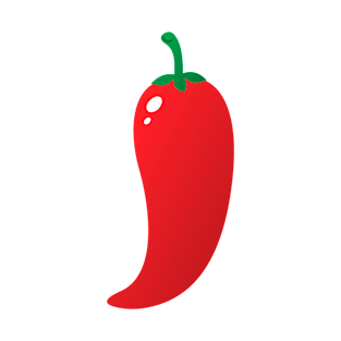Red, hot jalapeno chili pepper sticker T-Shirt