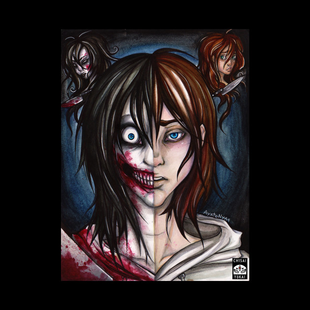 Jeff The Killer Before And After Creepypasta Etui Na