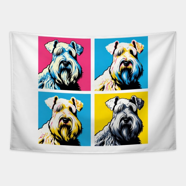 Sealyham Terrier Pop Art - Dog Lovers Tapestry by PawPopArt