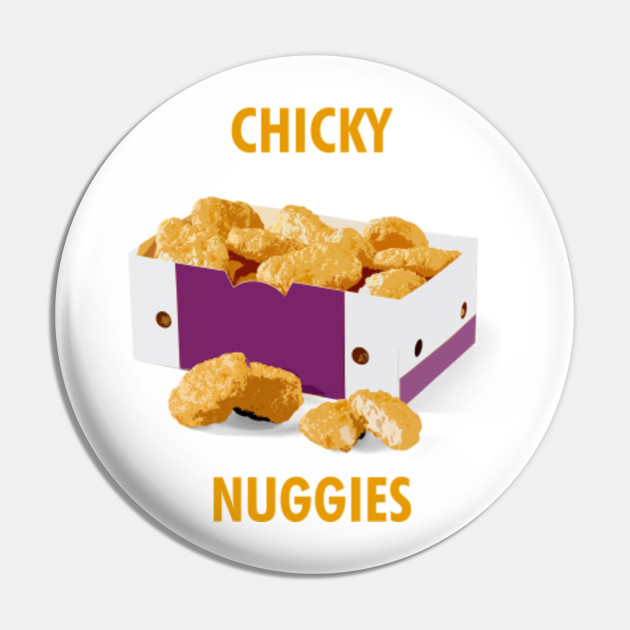 Baby Yoda Chicken Nuggets - Baby Yoda Nuggets - Pin | TeePublic