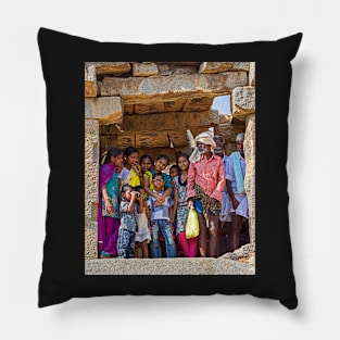 Hampi Tourists. Pillow