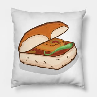 Vada Pav Chutney Masala Indian Food Biryani India Design Pillow