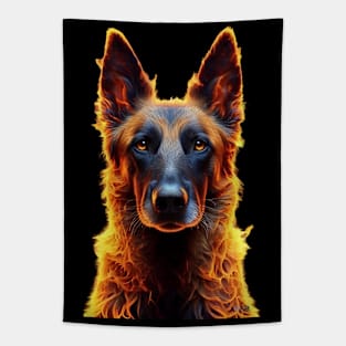 Belgian Malinois From Fire by focusln Tapestry