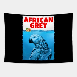 Feathered Favorites Trendy Tee for Those Who Cherish African Greys Tapestry