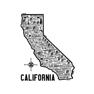 California Map T-Shirt