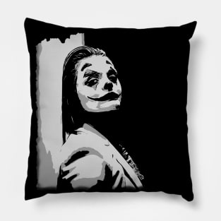 Weird creepy clown Pillow