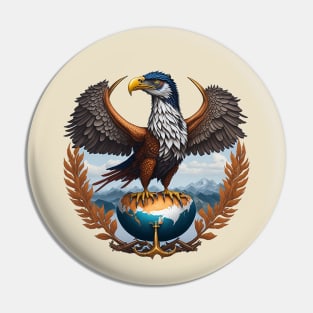 Mighty eagle Pin