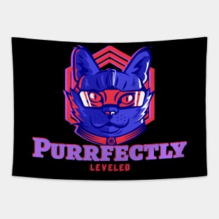 Purrfectly Leveled Tapestry