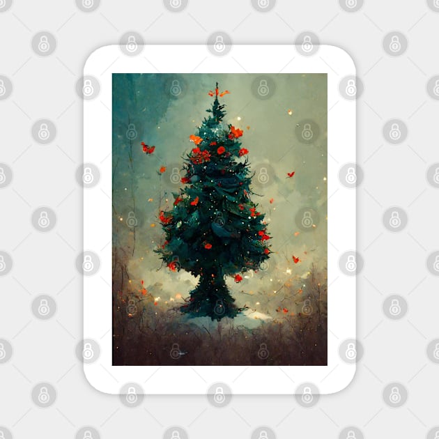 Christmas Tree Magnet by dskfstudio